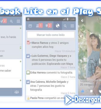 Facebook lite en el play store